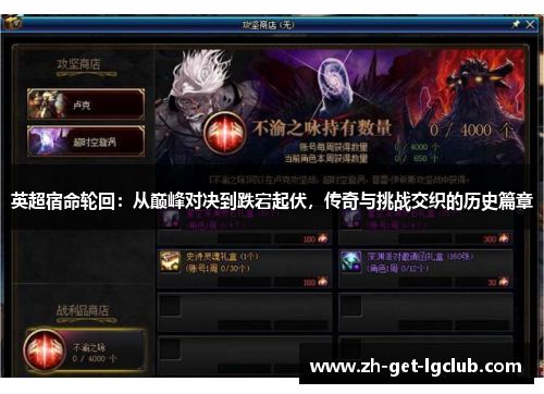 英超宿命轮回：从巅峰对决到跌宕起伏，传奇与挑战交织的历史篇章